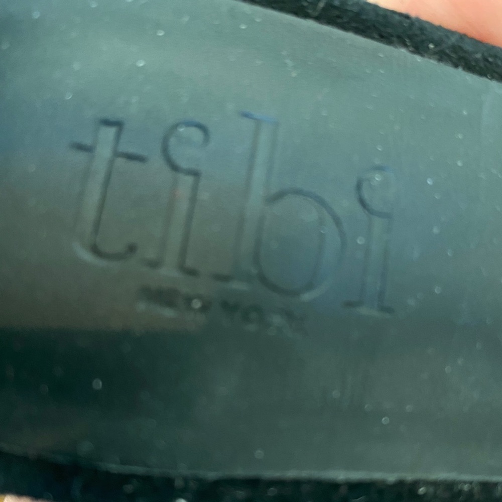 Tibi Black Liya Leather Ankle Strap Pumps - Picture 8 of 9